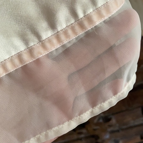 Vintage Y2K, 90s Victoria's Secret  style ivory satin tank top camisole - Picture 6 of 10